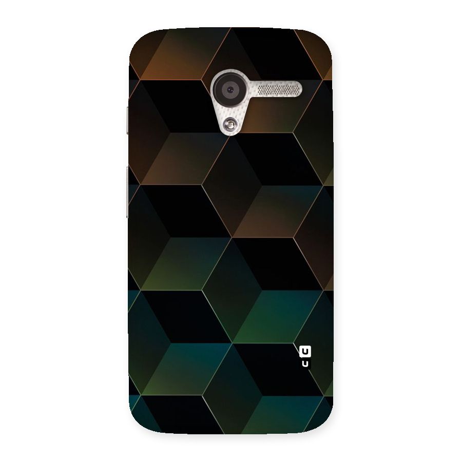 Hexagonal Design Back Case for Moto X