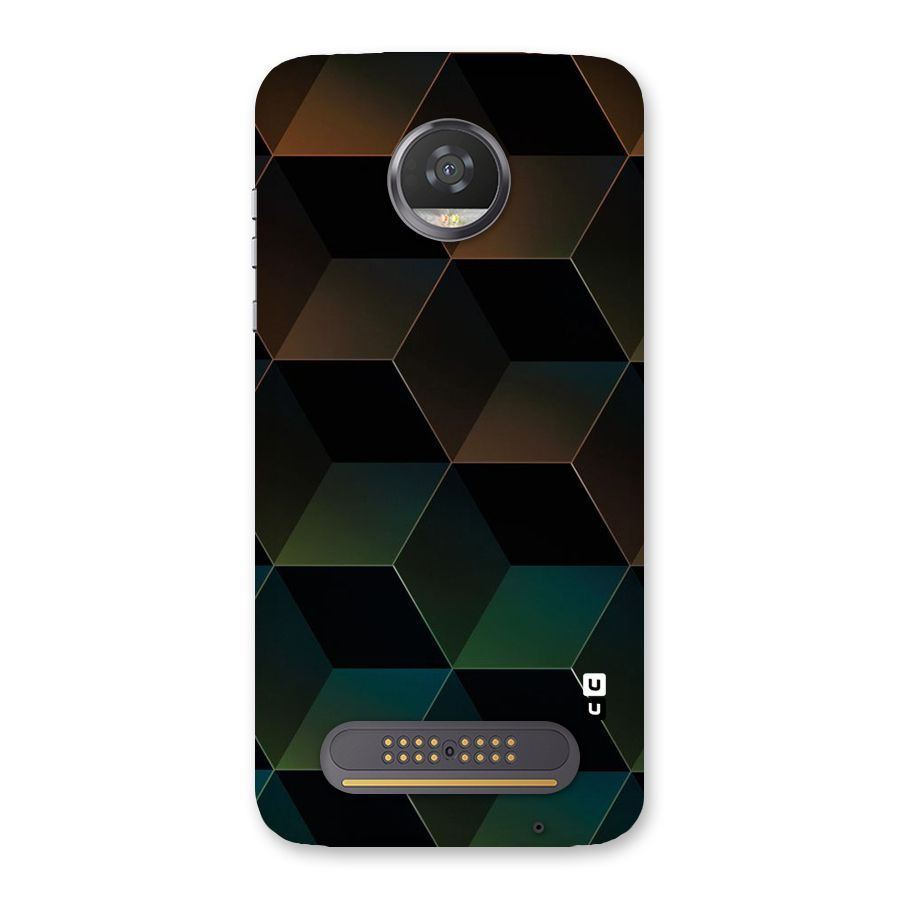 Hexagonal Design Back Case for Moto Z2 Play
