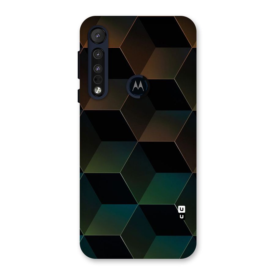 Hexagonal Design Back Case for Motorola One Macro