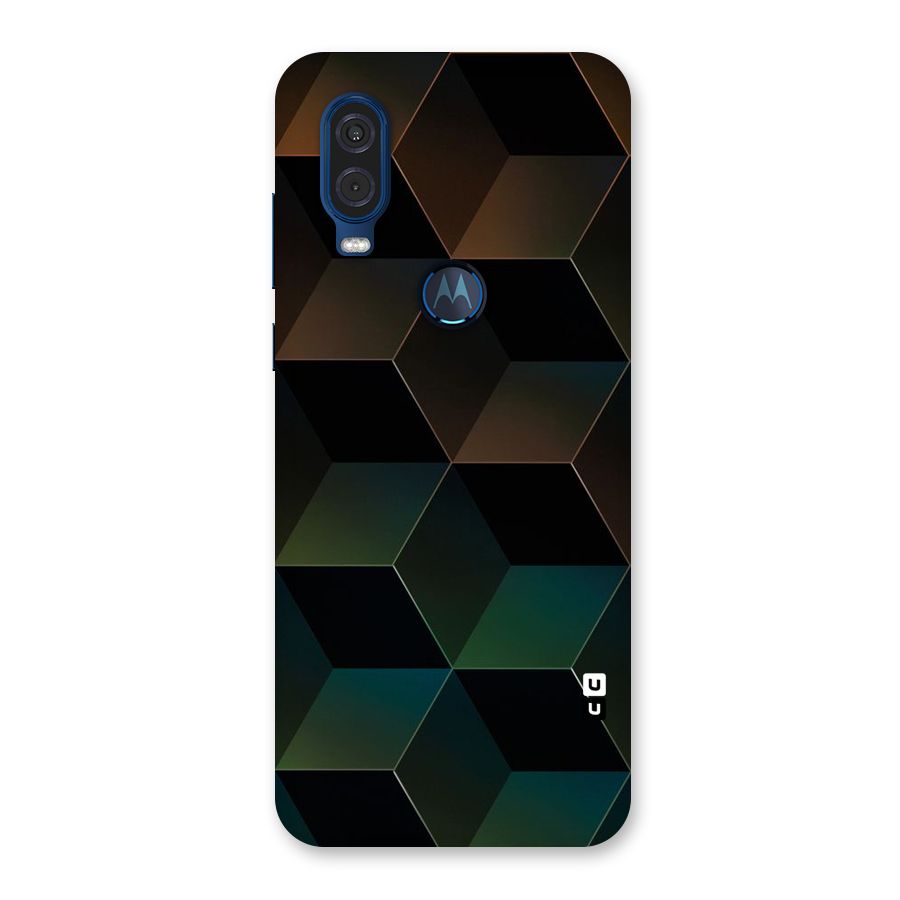 Hexagonal Design Back Case for Motorola One Vision