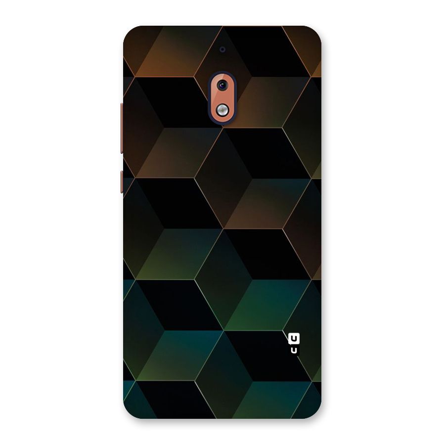 Hexagonal Design Back Case for Nokia 2.1