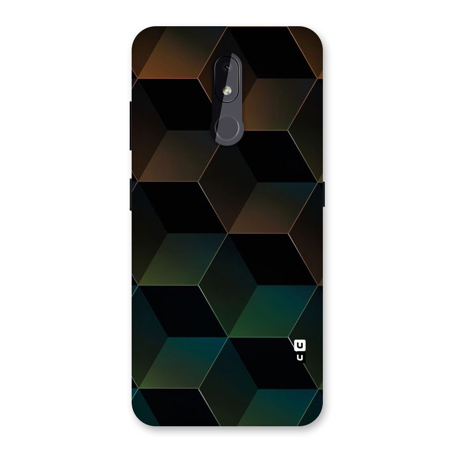 Hexagonal Design Back Case for Nokia 3.2