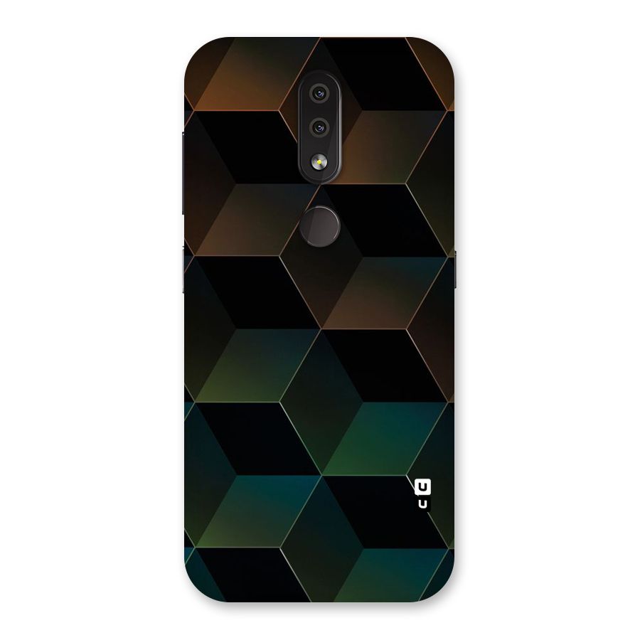 Hexagonal Design Back Case for Nokia 4.2