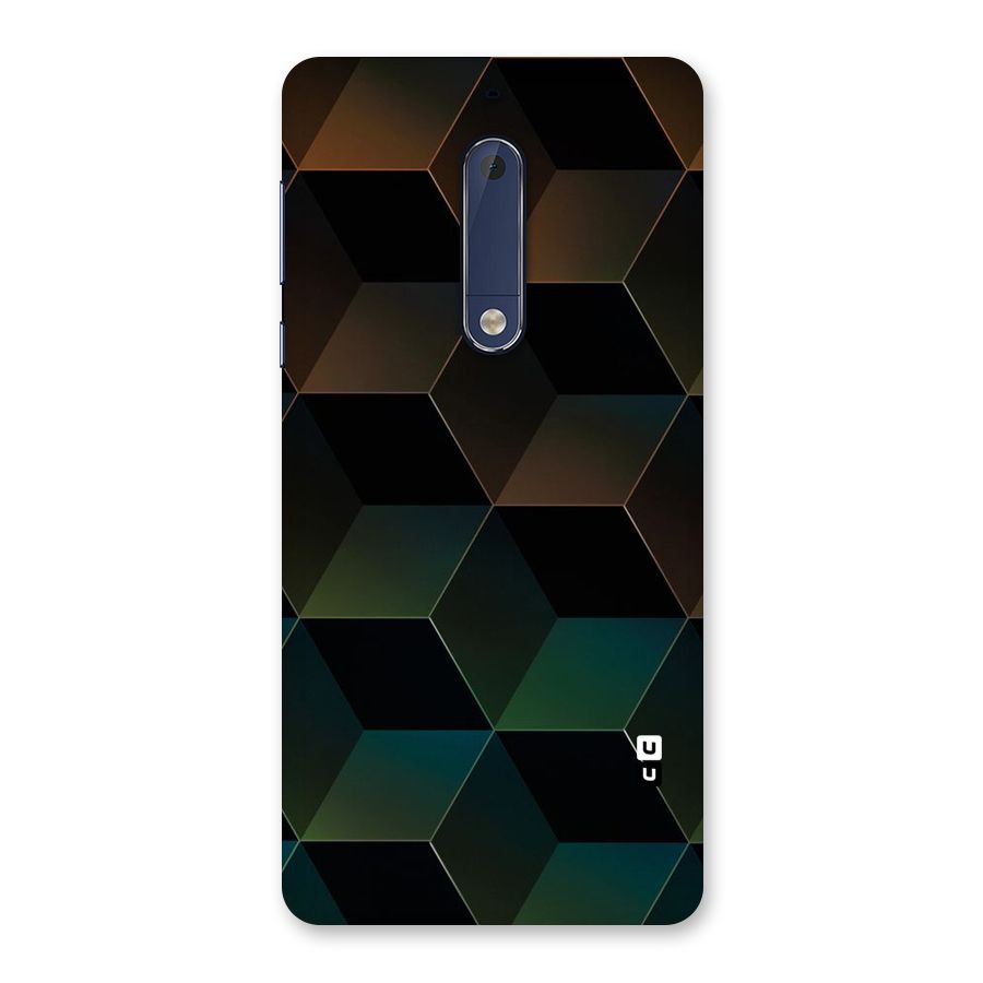 Hexagonal Design Back Case for Nokia 5