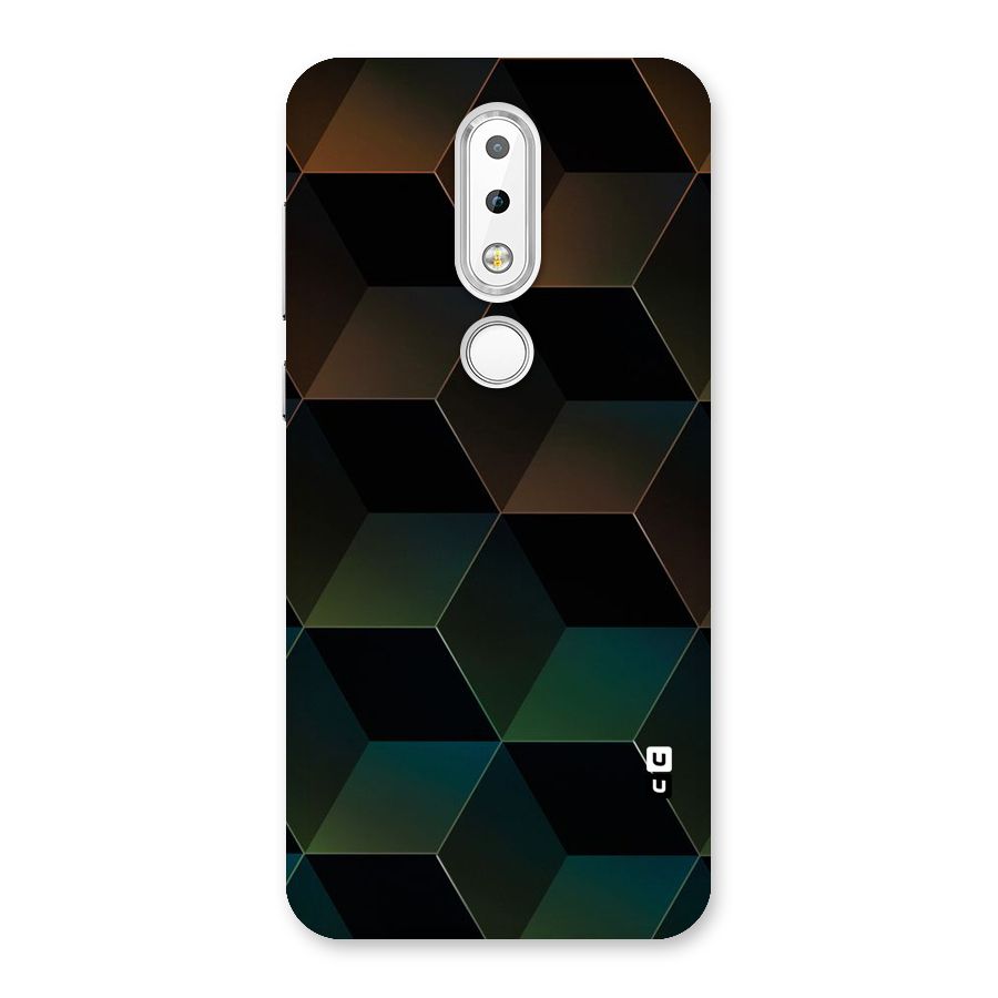 Hexagonal Design Back Case for Nokia 6.1 Plus