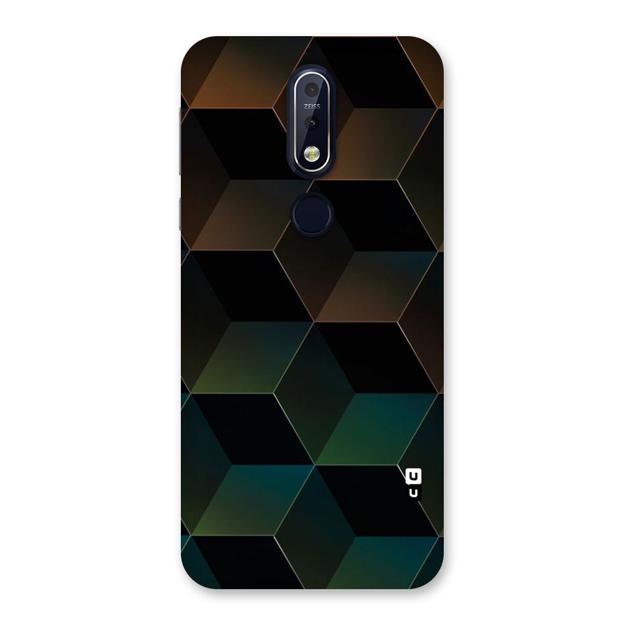 Hexagonal Design Back Case for Nokia 7.1