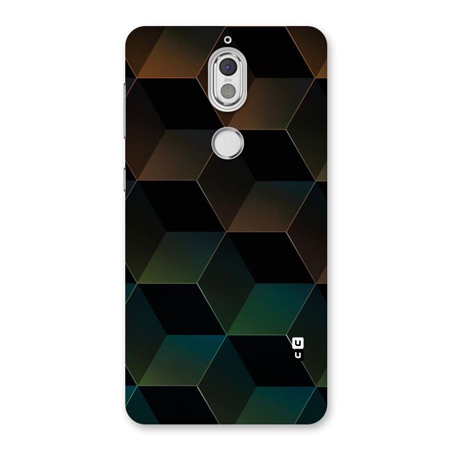Hexagonal Design Back Case for Nokia 7