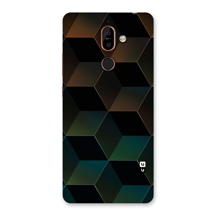Hexagonal Design Back Case for Nokia 7 Plus