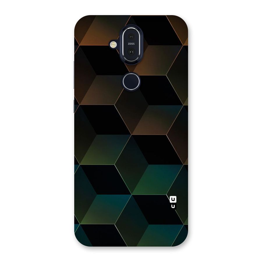 Hexagonal Design Back Case for Nokia 8.1