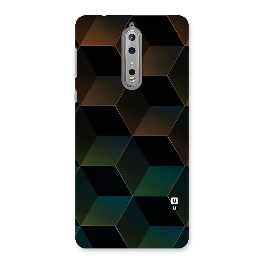 Hexagonal Design Back Case for Nokia 8