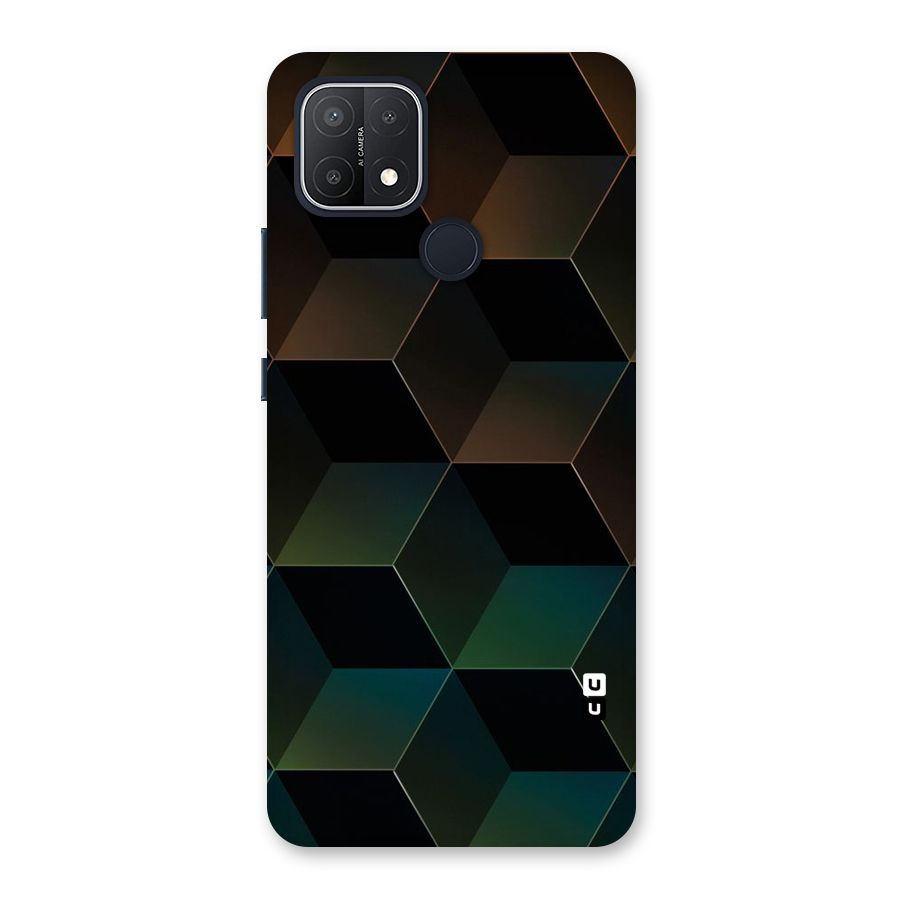 Hexagonal Design Back Case for Oppo A15s