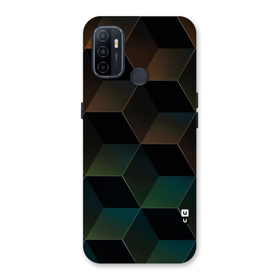 Hexagonal Design Back Case for Oppo A32