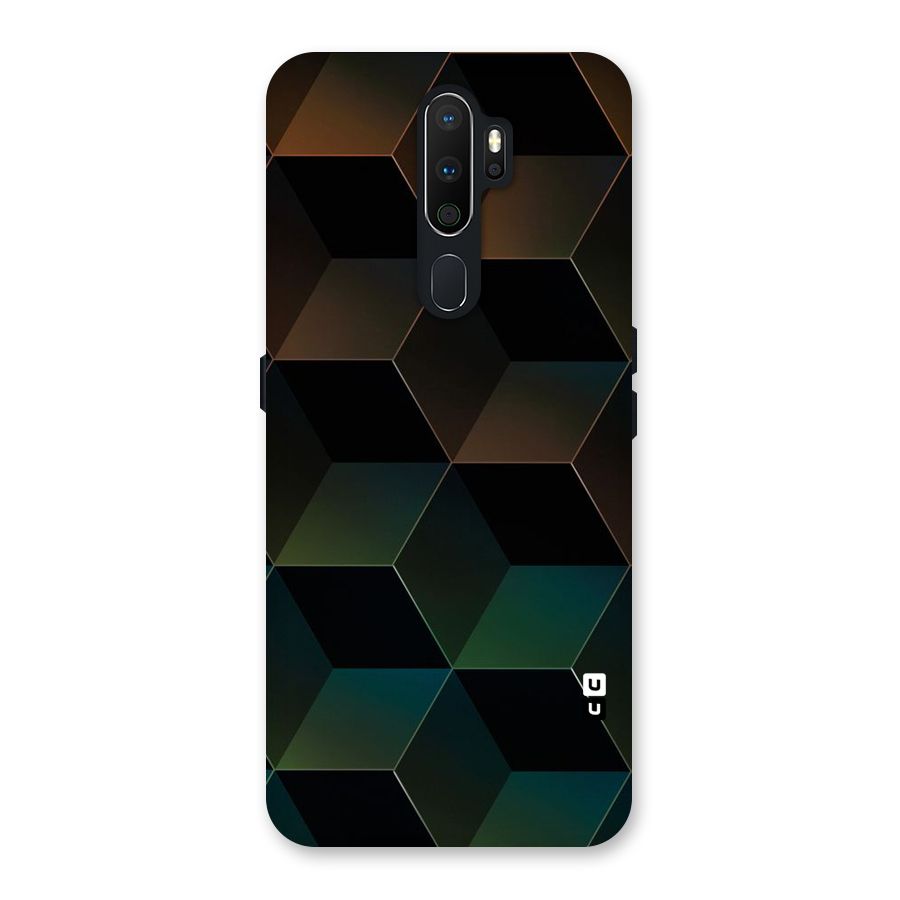 Hexagonal Design Back Case for Oppo A5 (2020)