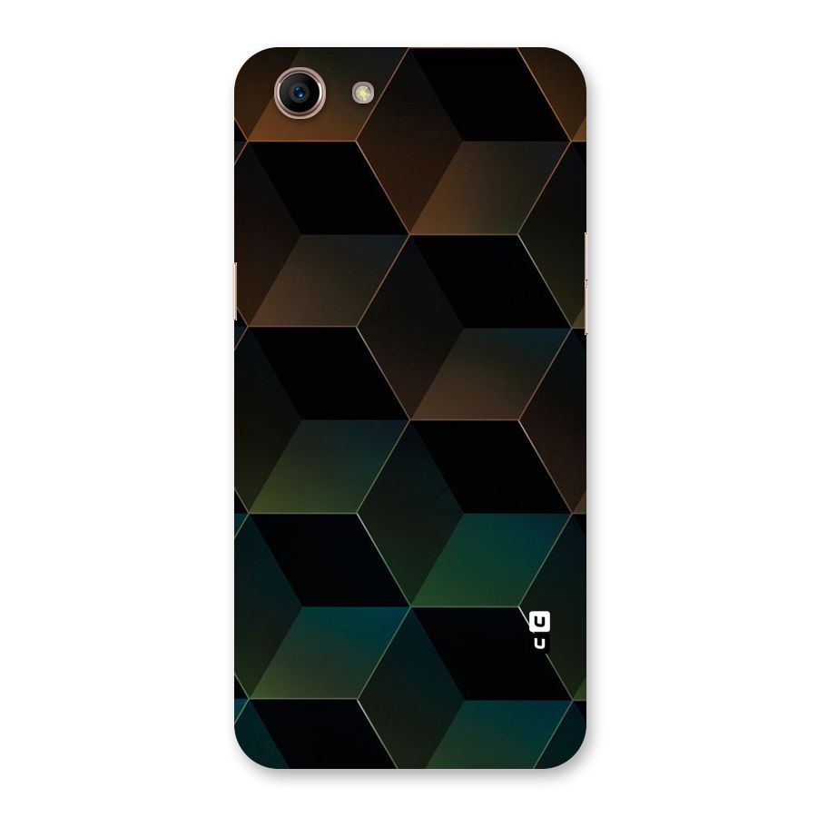 Hexagonal Design Back Case for Oppo A83 (2018)