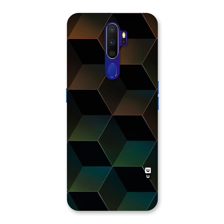 Hexagonal Design Back Case for Oppo A9 (2020)