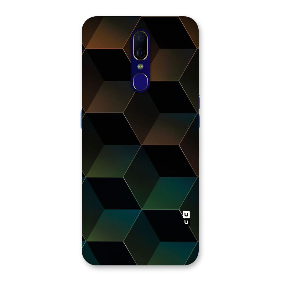 Hexagonal Design Back Case for Oppo F11