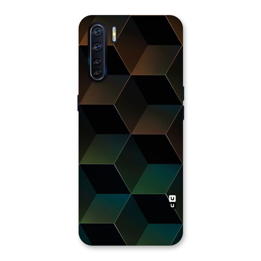 Hexagonal Design Back Case for Oppo F15