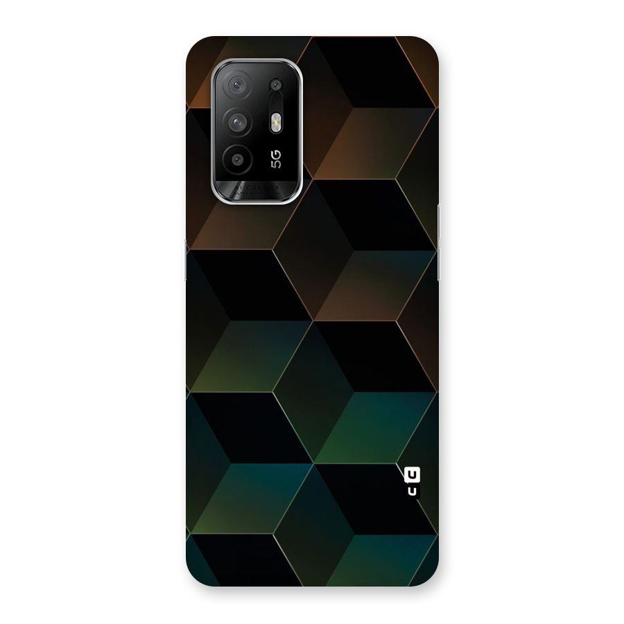 Hexagonal Design Back Case for Oppo F19 Pro Plus 5G