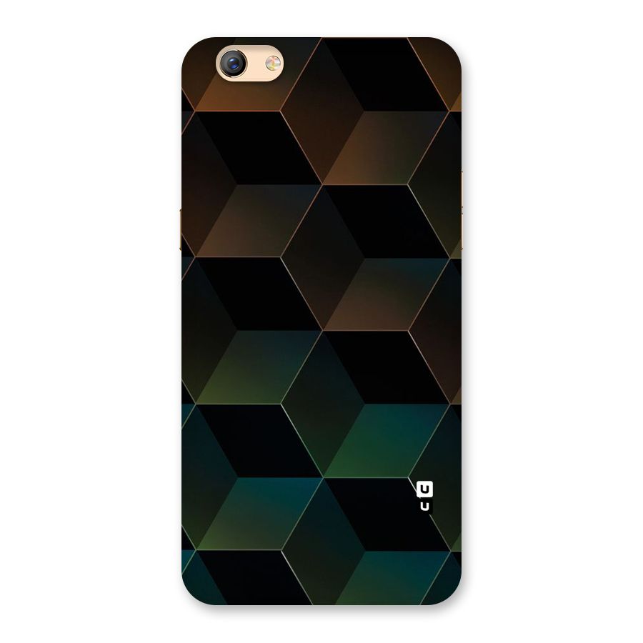 Hexagonal Design Back Case for Oppo F3 Plus