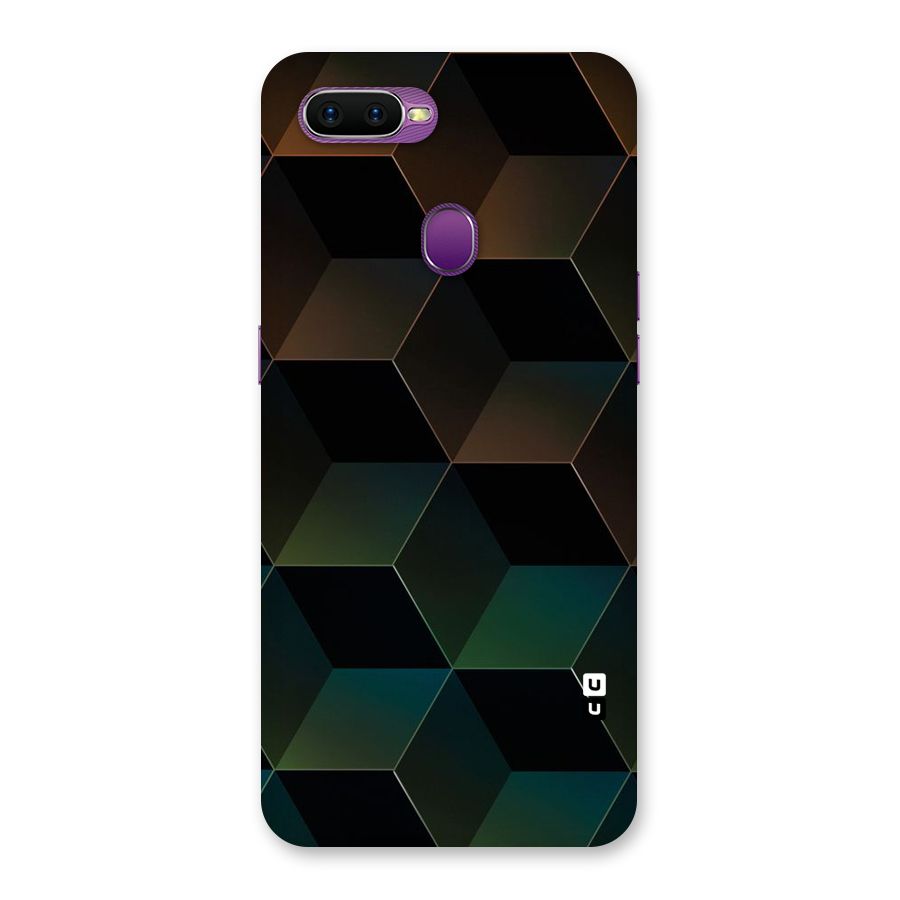 Hexagonal Design Back Case for Oppo F9