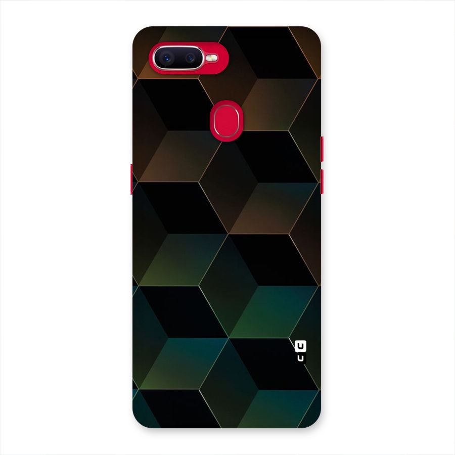 Hexagonal Design Back Case for Oppo F9 Pro