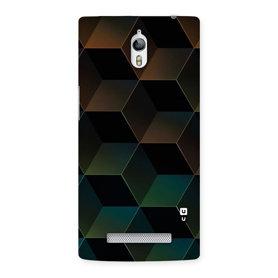 Hexagonal Design Back Case for Oppo Find 7
