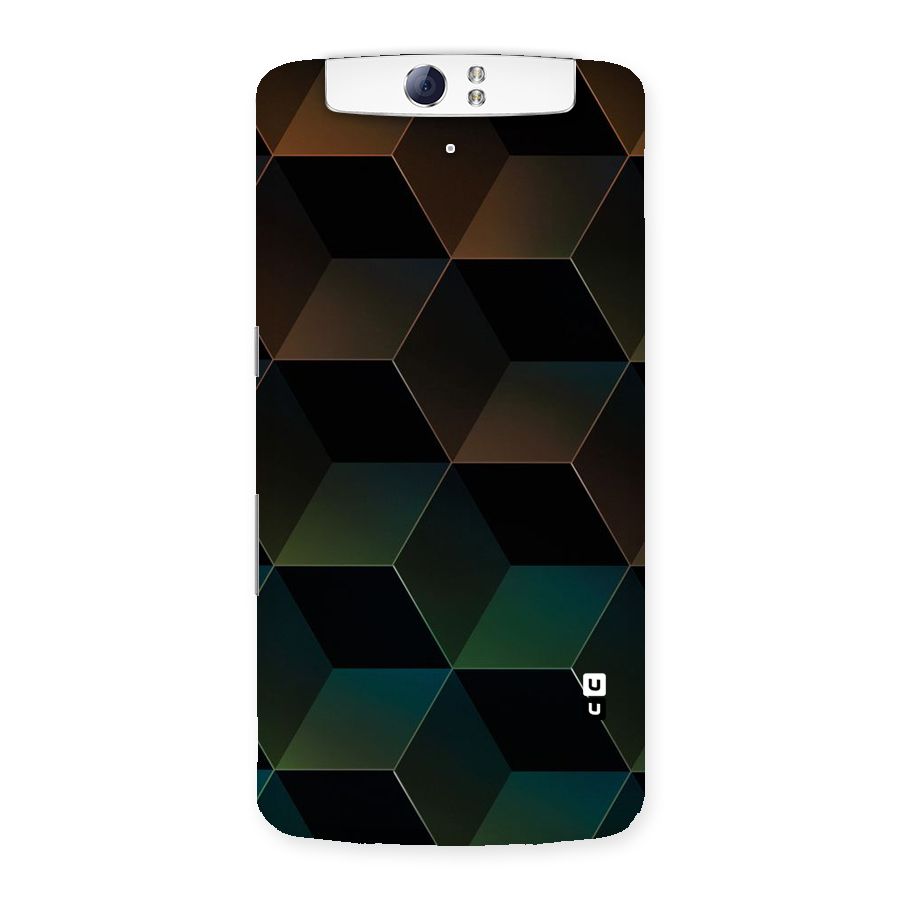 Hexagonal Design Back Case for Oppo N1