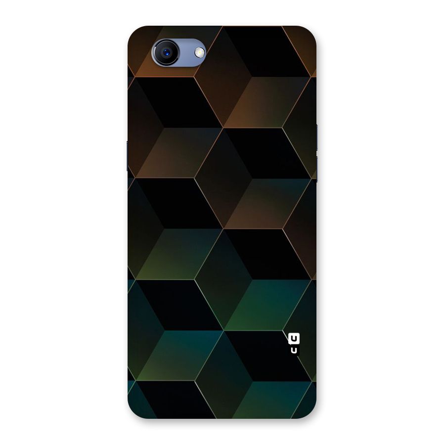 Hexagonal Design Back Case for Oppo Realme 1