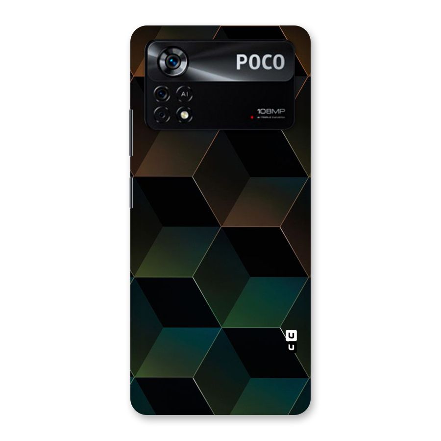 Hexagonal Design Back Case for Poco X4 Pro 5G