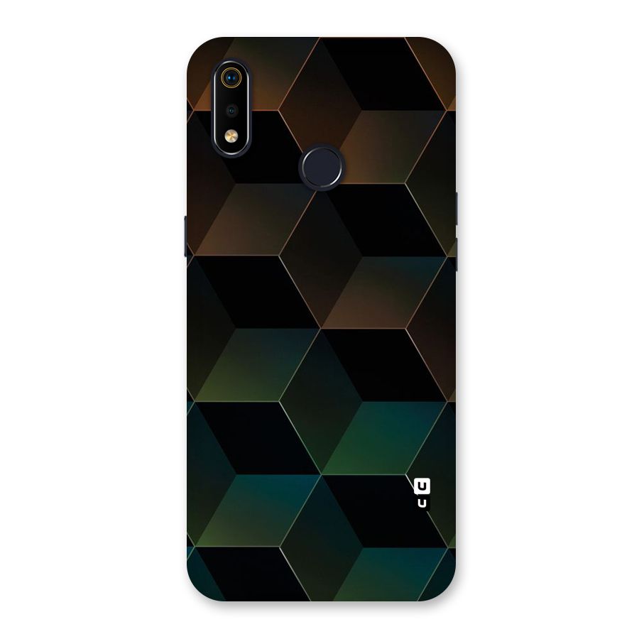 Hexagonal Design Back Case for Realme 3i