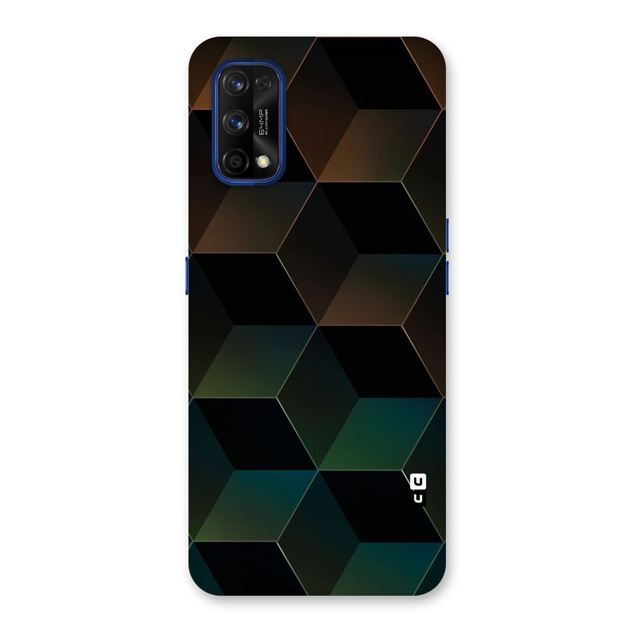 Hexagonal Design Back Case for Realme 7 Pro