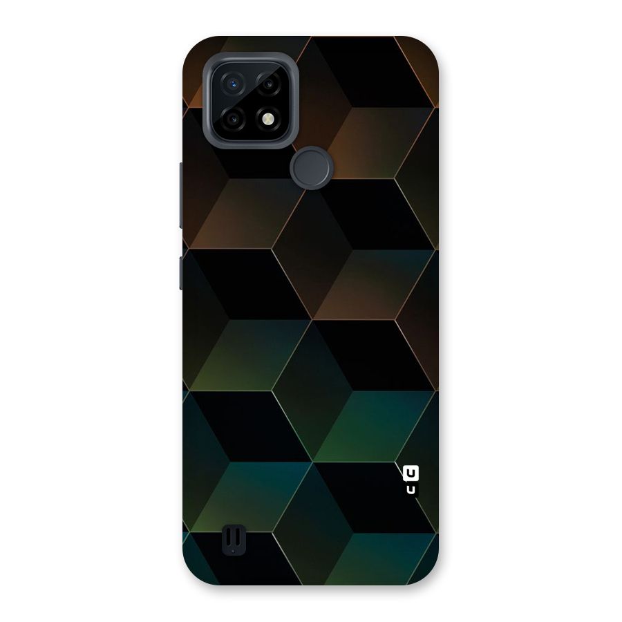 Hexagonal Design Back Case for Realme C21