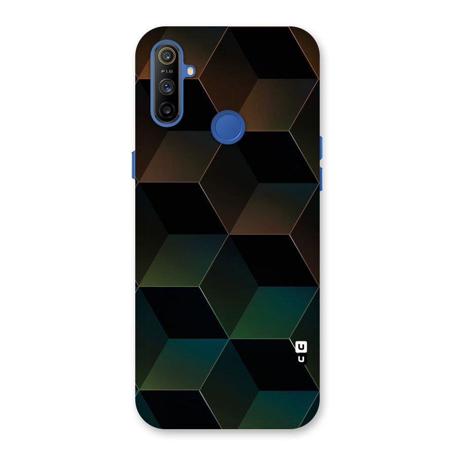 Hexagonal Design Back Case for Realme Narzo 10A