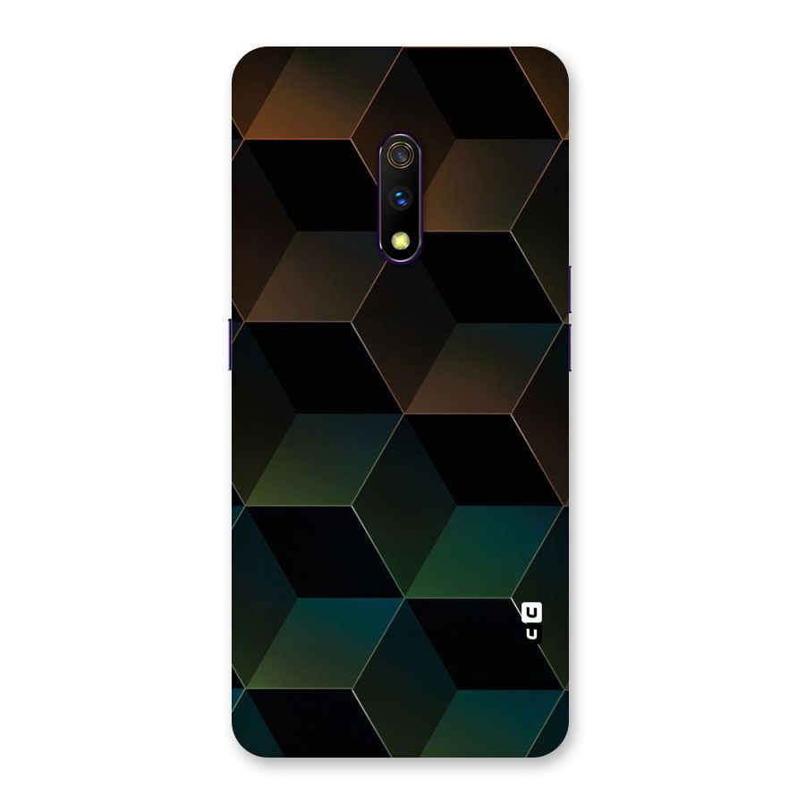 Hexagonal Design Back Case for Realme X
