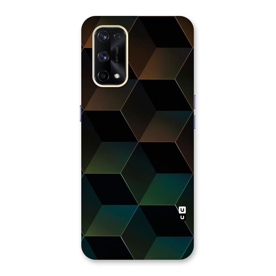Hexagonal Design Glass Back Case for Realme X7 Pro