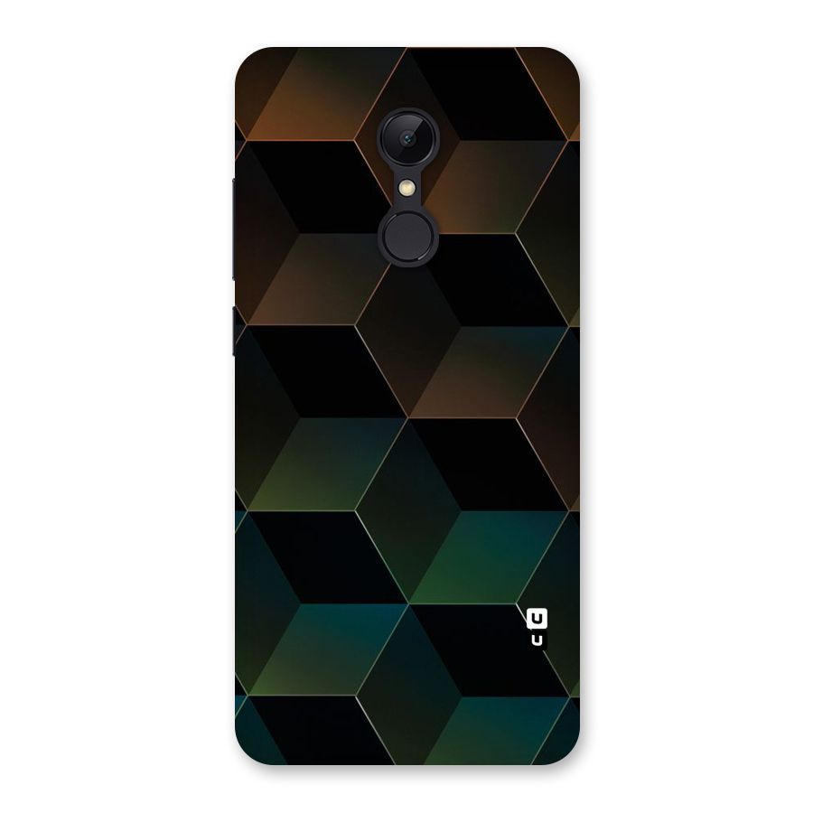 Hexagonal Design Back Case for Redmi 5
