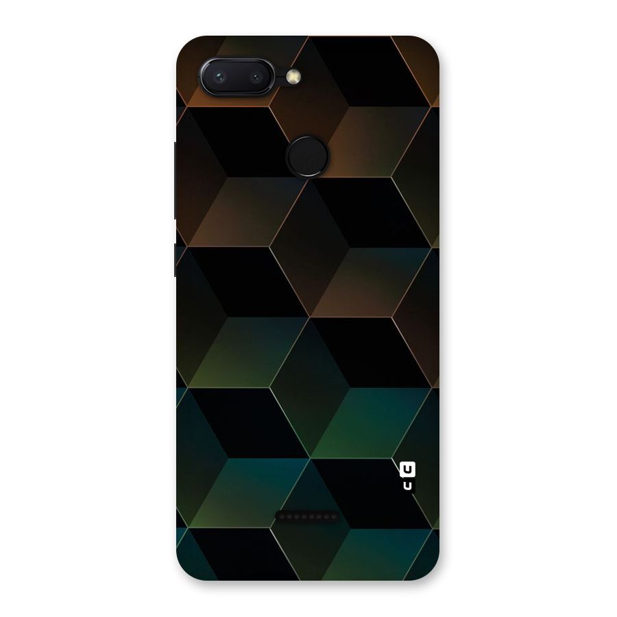 Hexagonal Design Back Case for Redmi 6