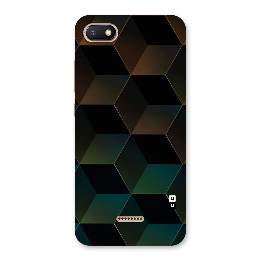Hexagonal Design Back Case for Redmi 6A