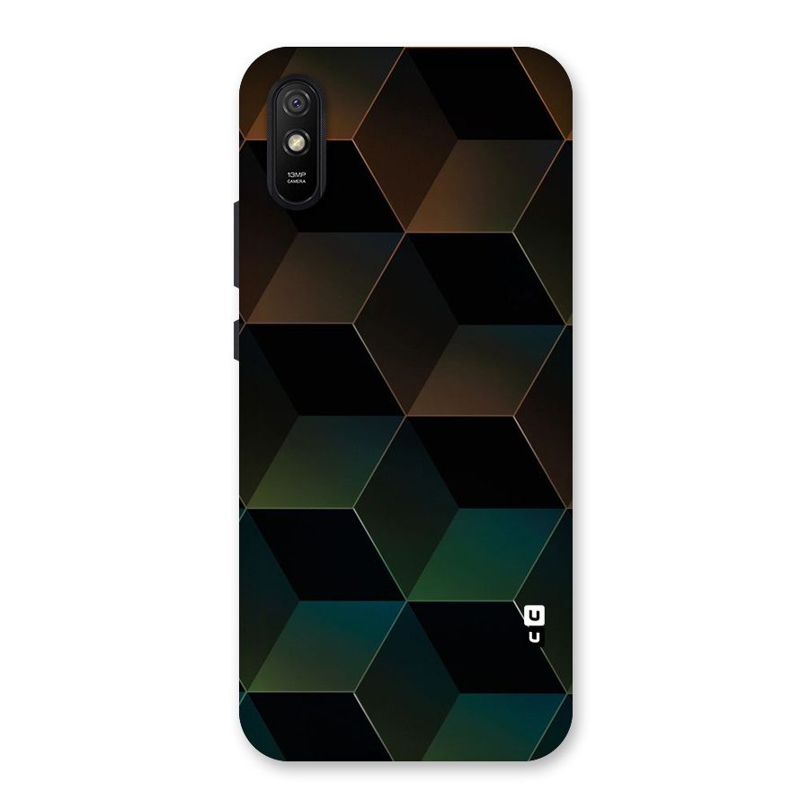 Hexagonal Design Back Case for Redmi 9A