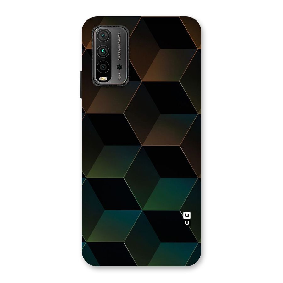 Hexagonal Design Back Case for Redmi 9 Power