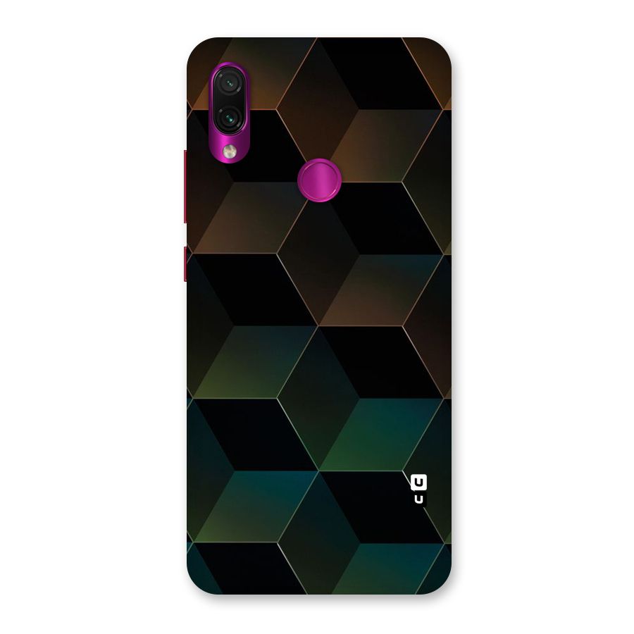 Hexagonal Design Back Case for Redmi Note 7 Pro