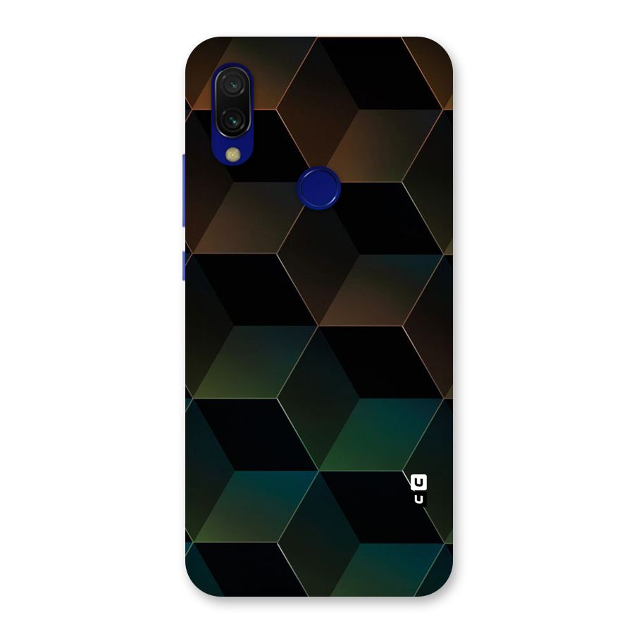 Hexagonal Design Back Case for Redmi Y3
