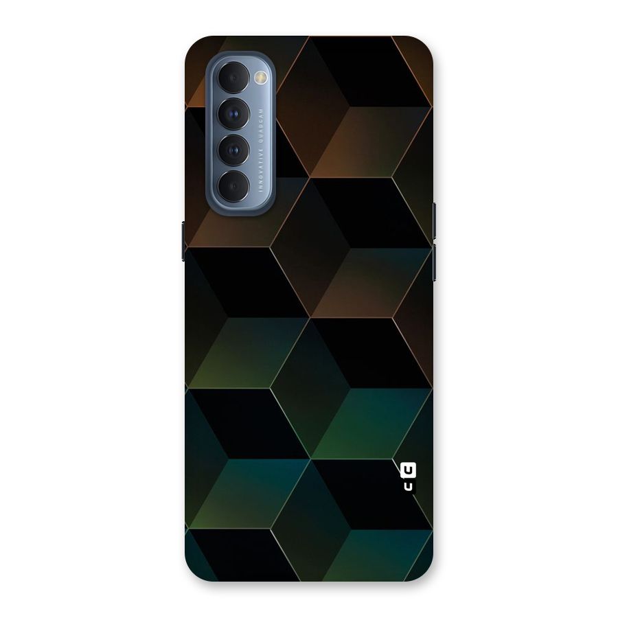 Hexagonal Design Back Case for Reno4 Pro