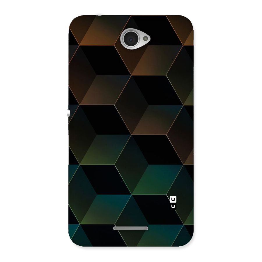 Hexagonal Design Back Case for Sony Xperia E4