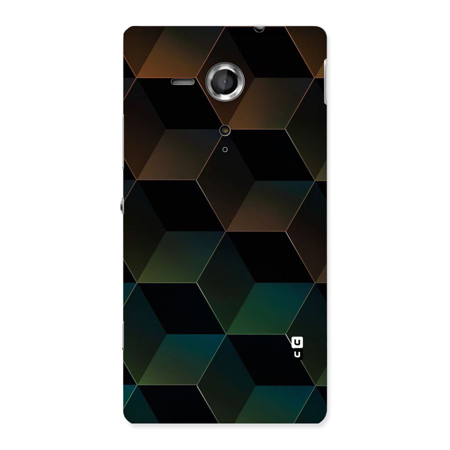 Hexagonal Design Back Case for Sony Xperia SP