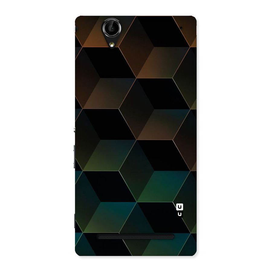 Hexagonal Design Back Case for Sony Xperia T2