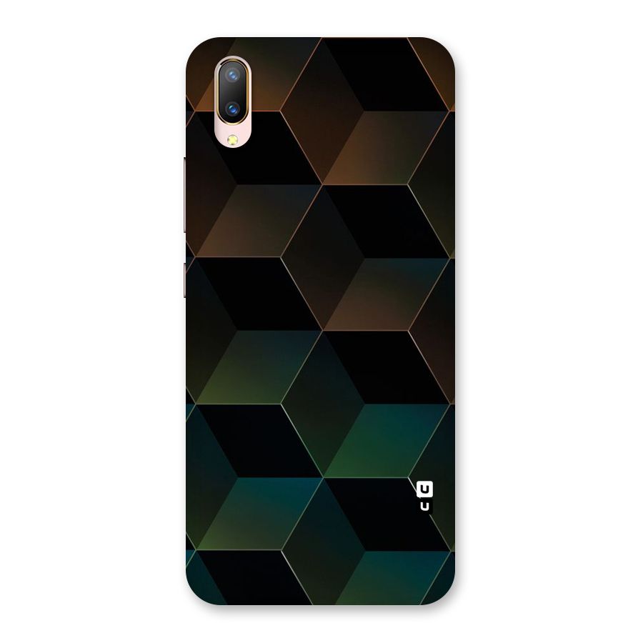 Hexagonal Design Back Case for Vivo V11 Pro