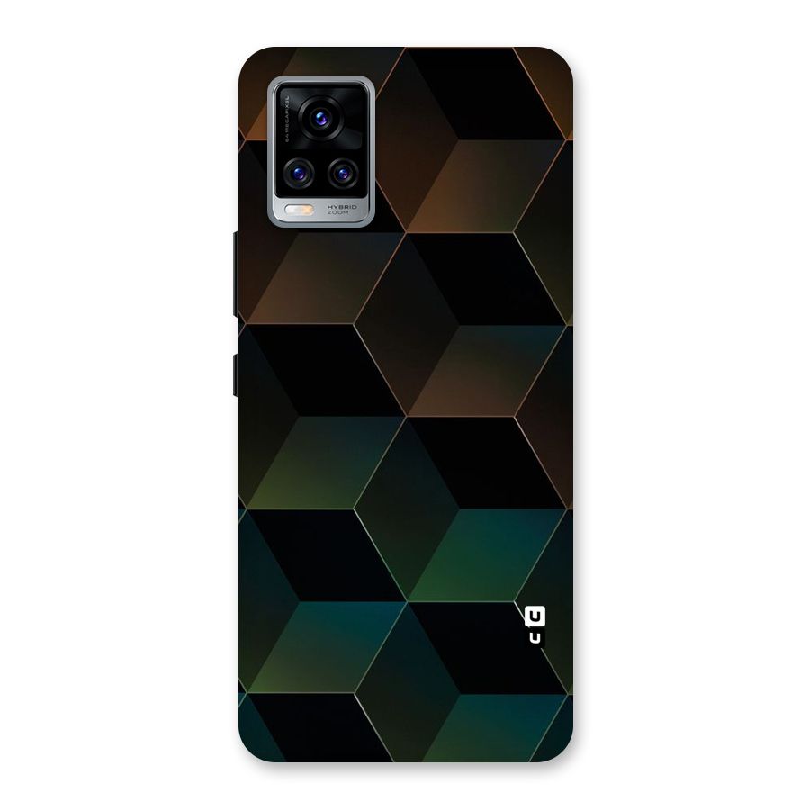 Hexagonal Design Back Case for Vivo V20 Pro
