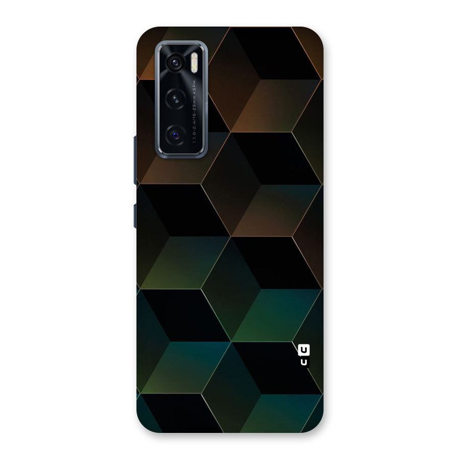 Hexagonal Design Back Case for Vivo V20 SE