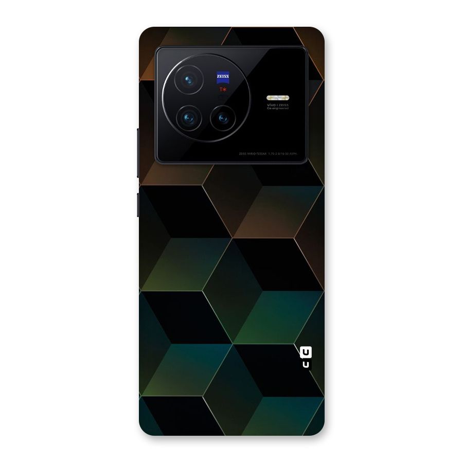 Hexagonal Design Back Case for Vivo X80
